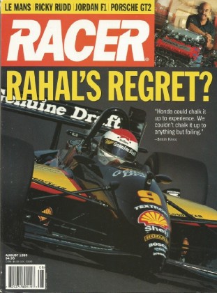 RACER MAGAZINE 1995 AUG - RAHAL, PORSCHE GT2, RUDD, LeMANS, SHELBY REUNION
